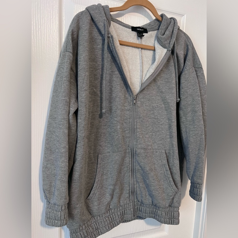 Forever 21 zip hoodie